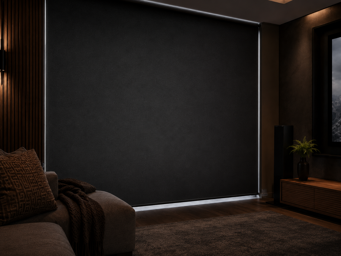 Persiana Blackout com acabamento elegante